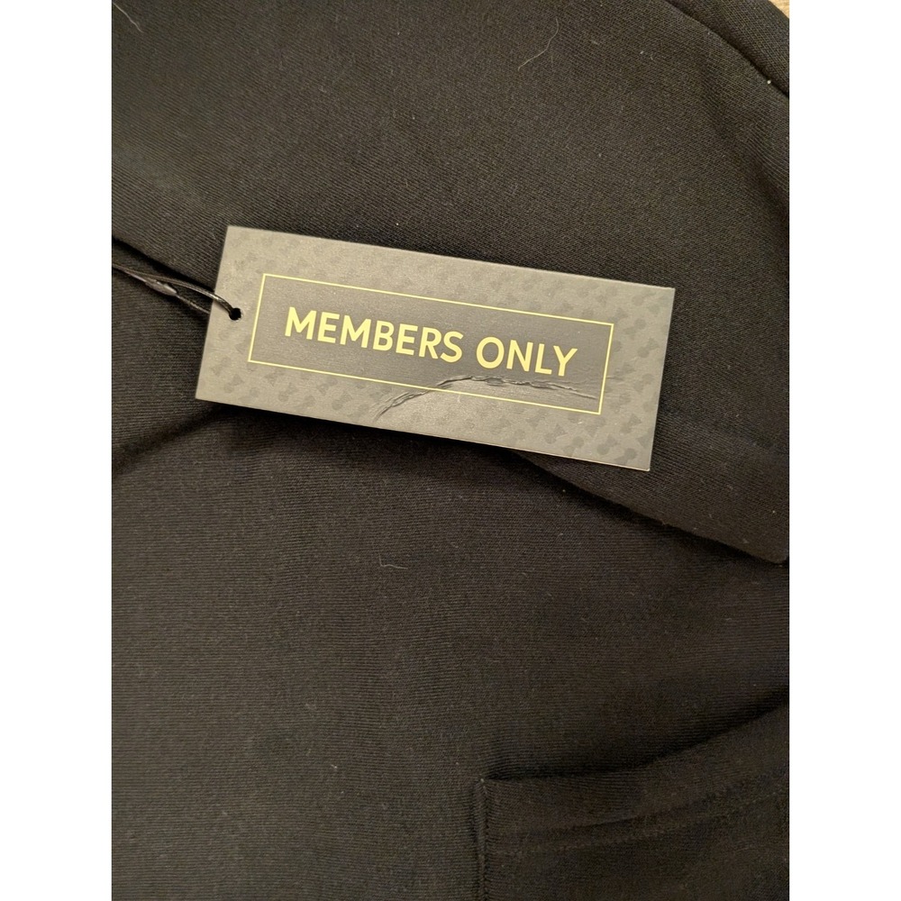 Members Only Hoodie Pullover Graphic Teddy Bear Hands Black Men's Large, NWT - Picture 6 of 15